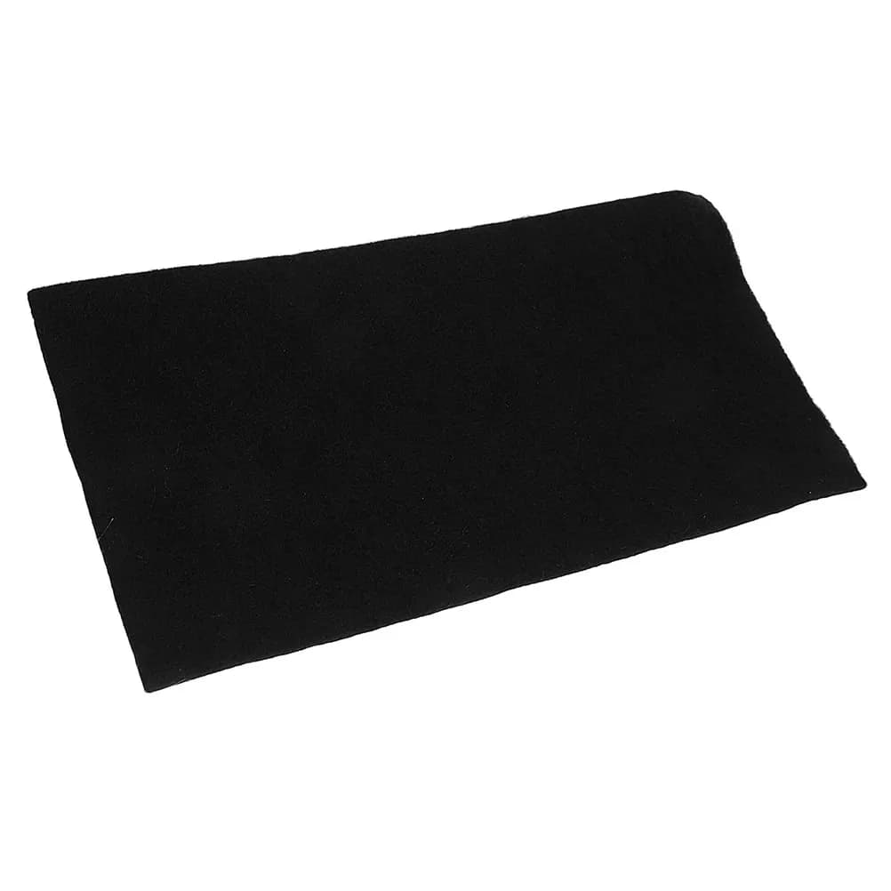 Fireproof Incense Pad Black High Temperature Resistant Ash Catching Mat Non Slip Base for Yoga Room Bedroom Incense