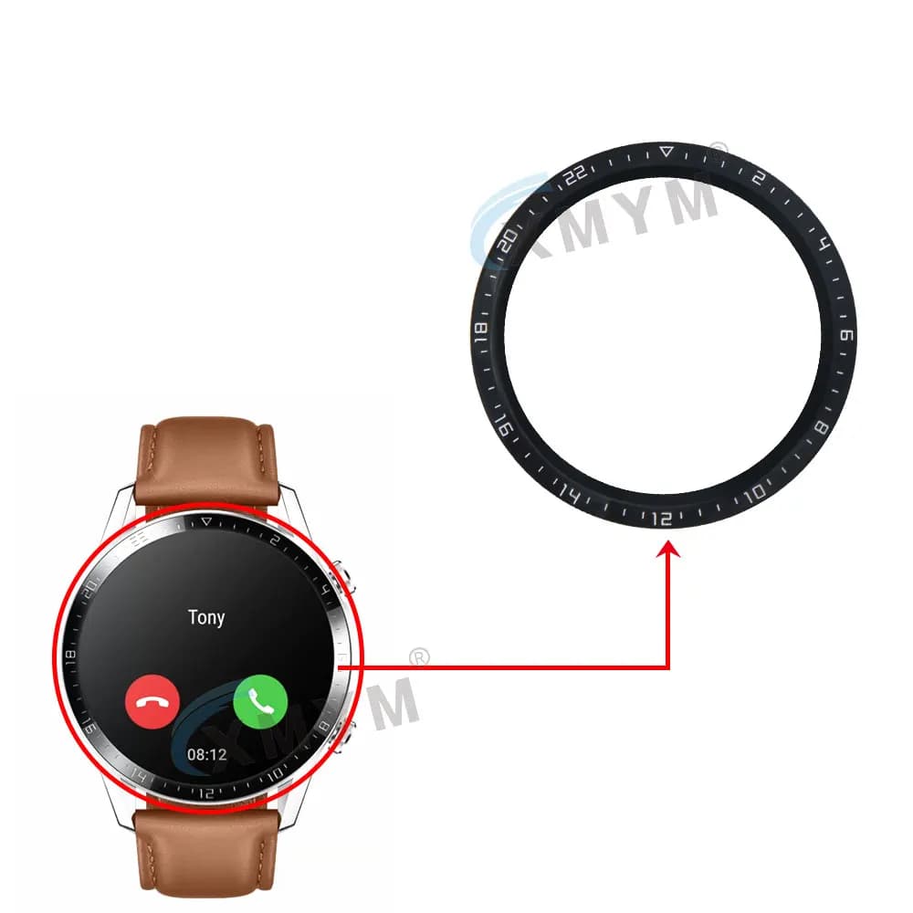 Per Huawei GT2 46mm smartwatch quadrante copertura protettiva in vetro parti di copertura in vetro sostituzione uso di riparazione