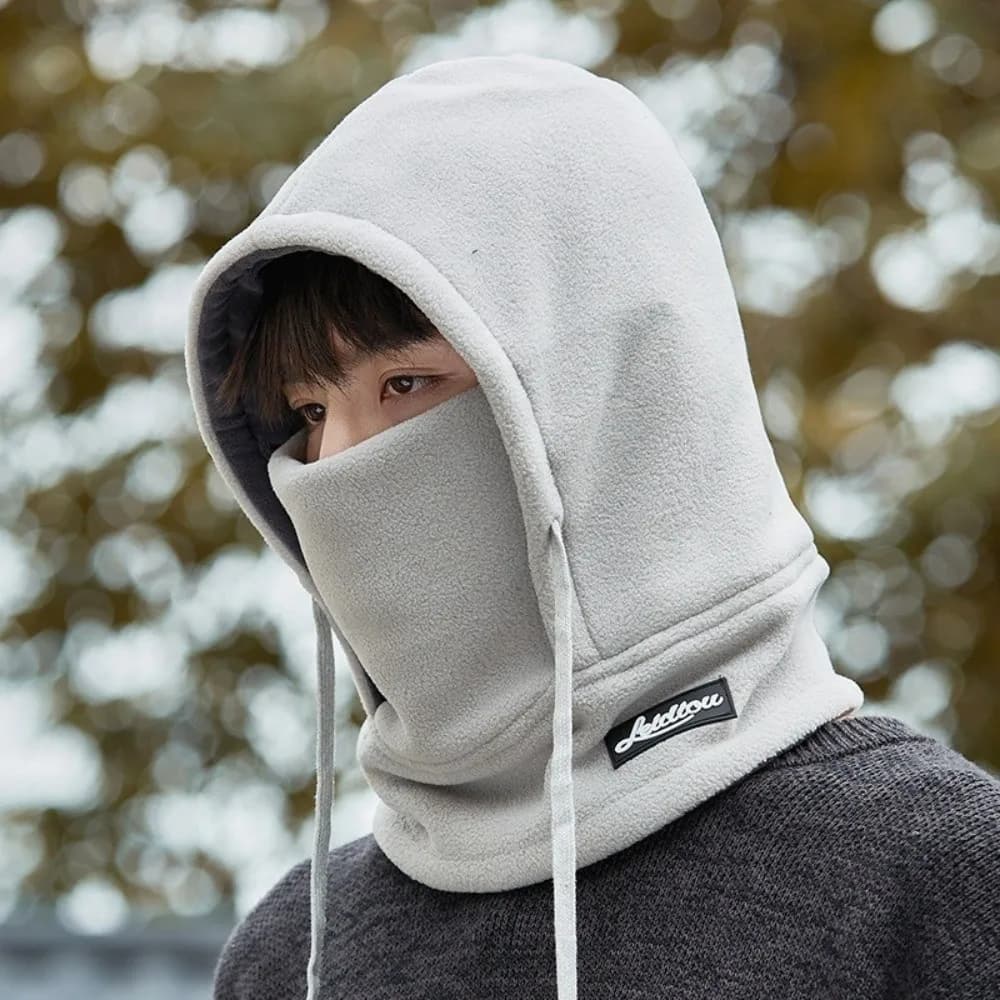 New Keep Warm Balaclava Hat Windproof Cold Proof Neck Mask Hat 2-in-1 Thickned Warm Hat Winter