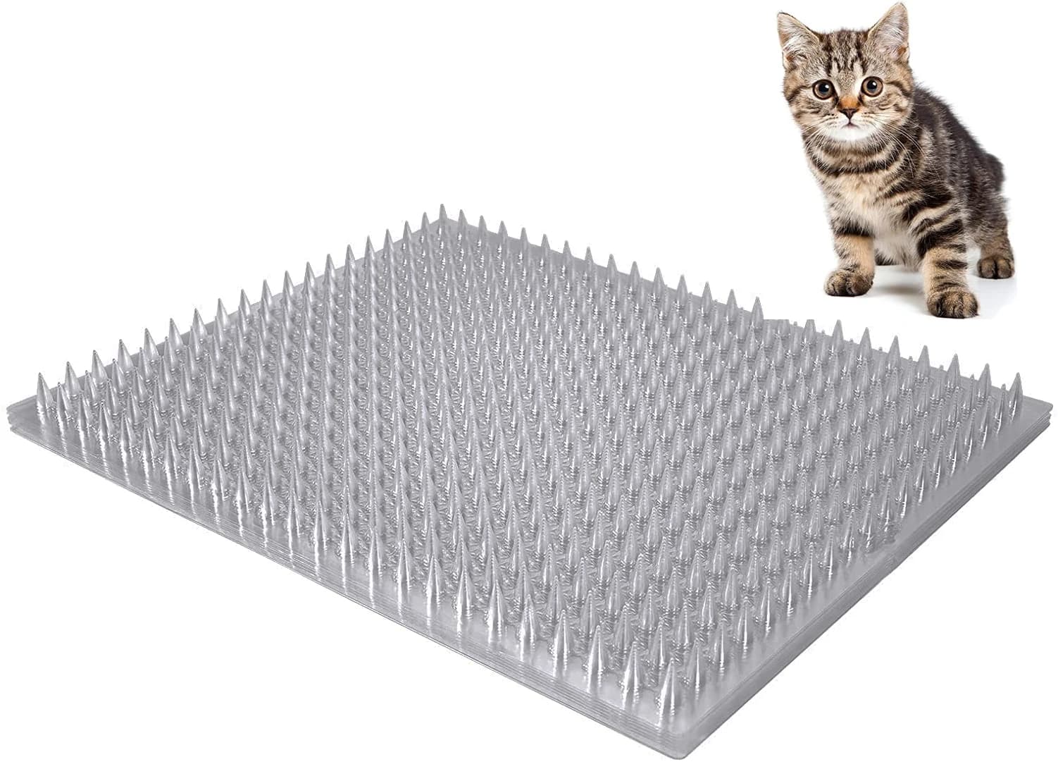 12/6 packs cat repellent for cats for cats for cats for cats for cats transparent mat for cats outdoors deterrent mats for pets with tips