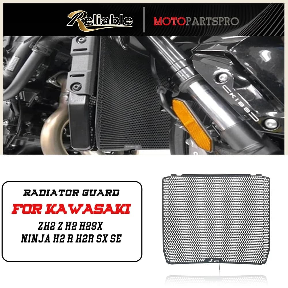 Moto Griglia Del Radiatore Copertura Della Protezione di Protezione Protetor Radiatore Guard h2 NUOVO Per KAWASAKI ZH2 Z H2 H2SX Ninja H2 R H2R SX SE