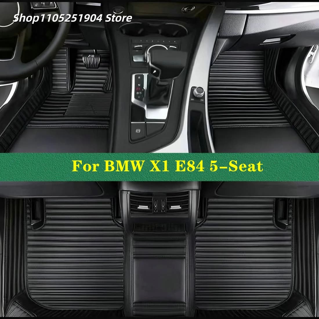 Auto Tappeti Tappetini per auto per BMW X1 E84 5 posti 2010 2011 2012 2013 2014 2015 Tappetino per auto Accessori interni