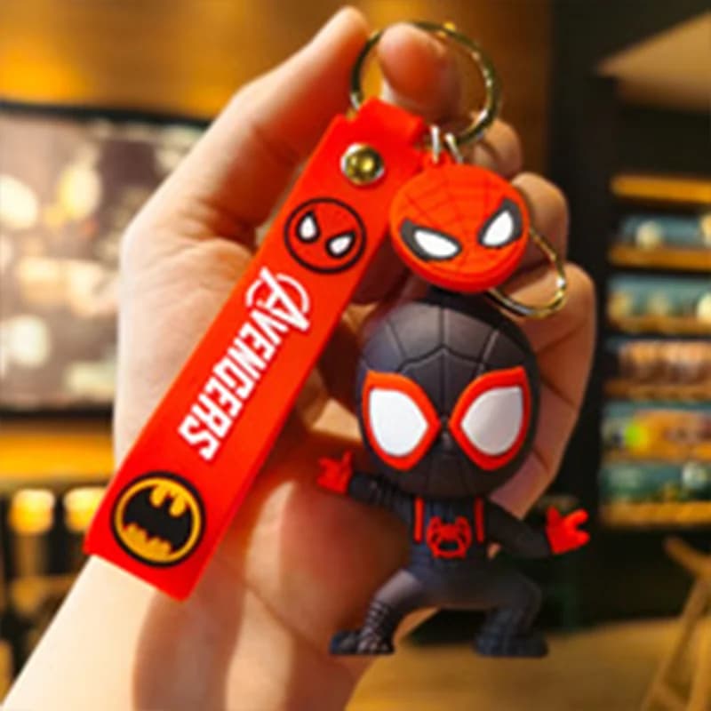 Portachiavi Creativo a Forma di Spider-Man, Ciondolo per Borsa, Accessorio per Auto, Regalo per Amici