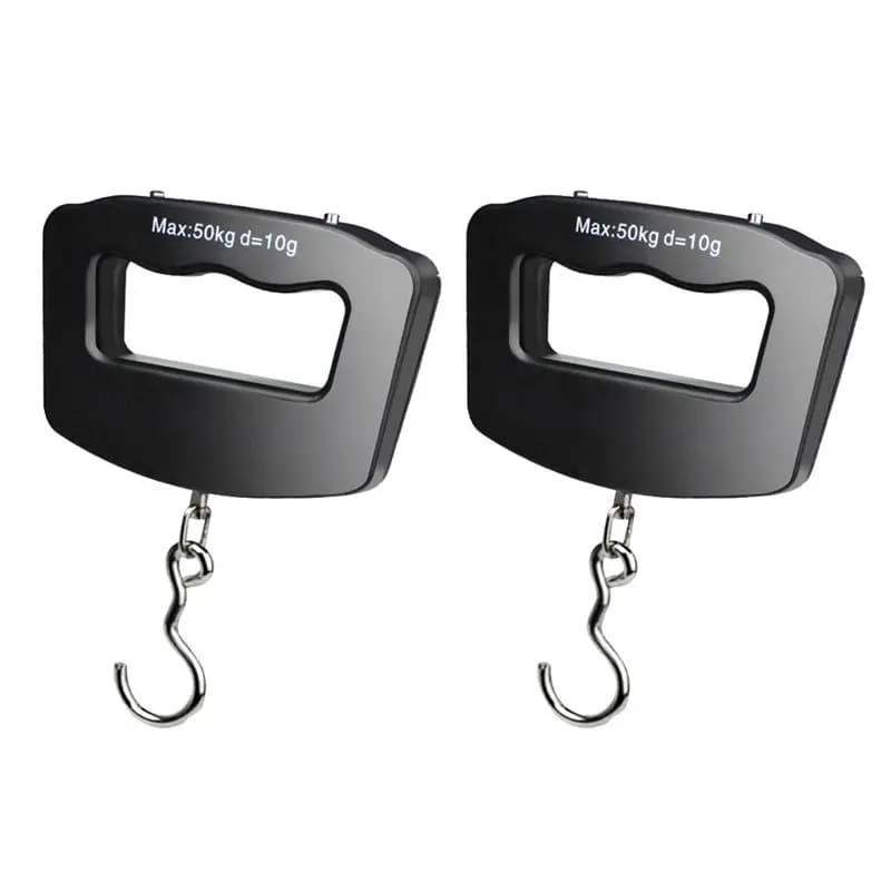 50KG Travel Luggage Scale Portable Handheld Electronic Scale With Hook Weighing, Express Fishing Handheld Scale Eco-Friendly