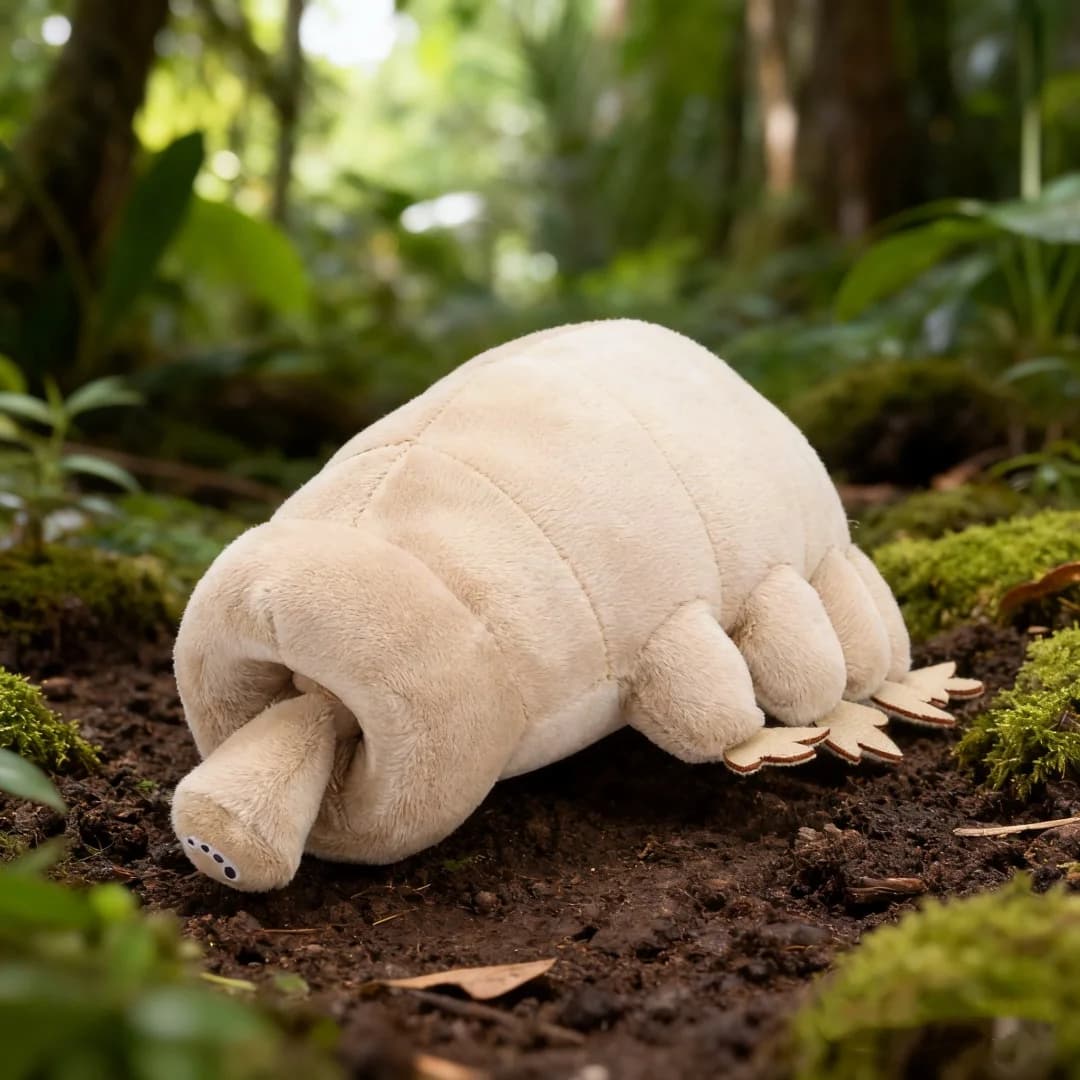 Peluche Orso d'Acqua (Tardigrado) Morbido, Bambole di Tardigrado, Animali di Peluche, Giocattoli Orso d'Acqua, Giocattoli Educativi per Bambini, Regalo di Compleanno