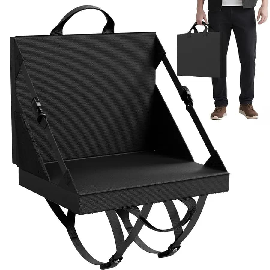 Chairs with back support, foldable, for beach and camping, portable cushions for adults and children, foldable.
