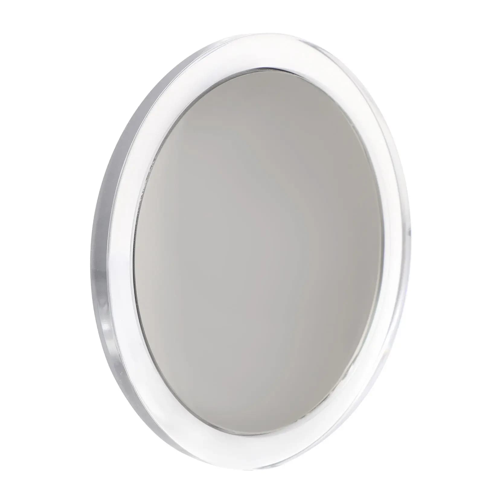 Specchio Ingranditore per Trucco con Ventosa, Ingrandimento 20X, Portatile per Bagno e Viaggio