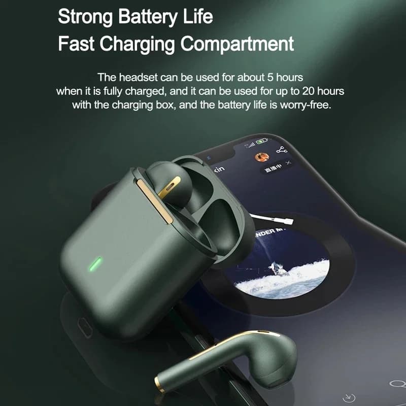 2025 NEW Bluetooth headphones J18 TWS True Wireless stereo headphones Headphones Ear speakerphones Auxiliary for phones