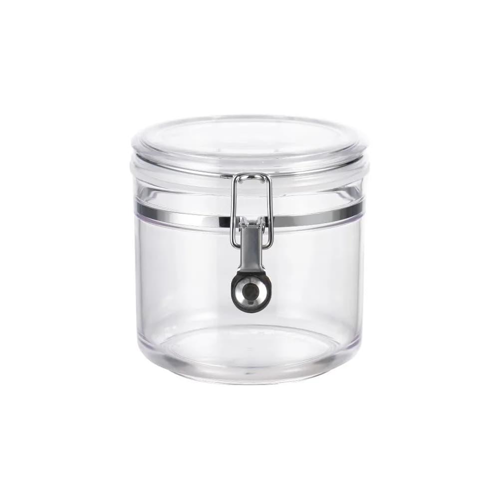 Airtight Food Storage Canisters Clear Plastic Stackable Kitchen Containers with Locking Lids for Dry Food Pantry Organization