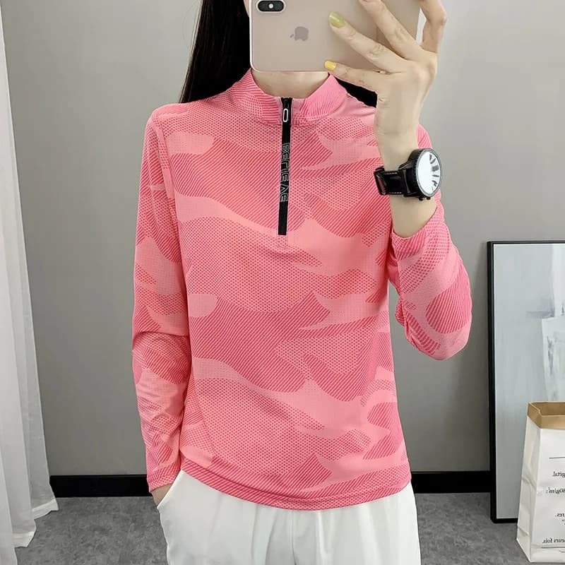 Magliette Sportive da Donna per Corsa, Palestra e Yoga, Top Traspirante a Maniche Corte, T-Shirt Asciugatura Rapida, Blusa per Fitness e Allenamento