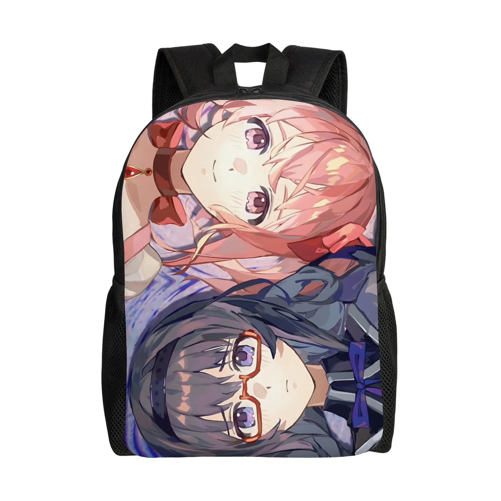 1Piece Backpack Heads New School Year Daypack Office Work Puella Magi Madoka Magica Birthday Gift New Term Starts