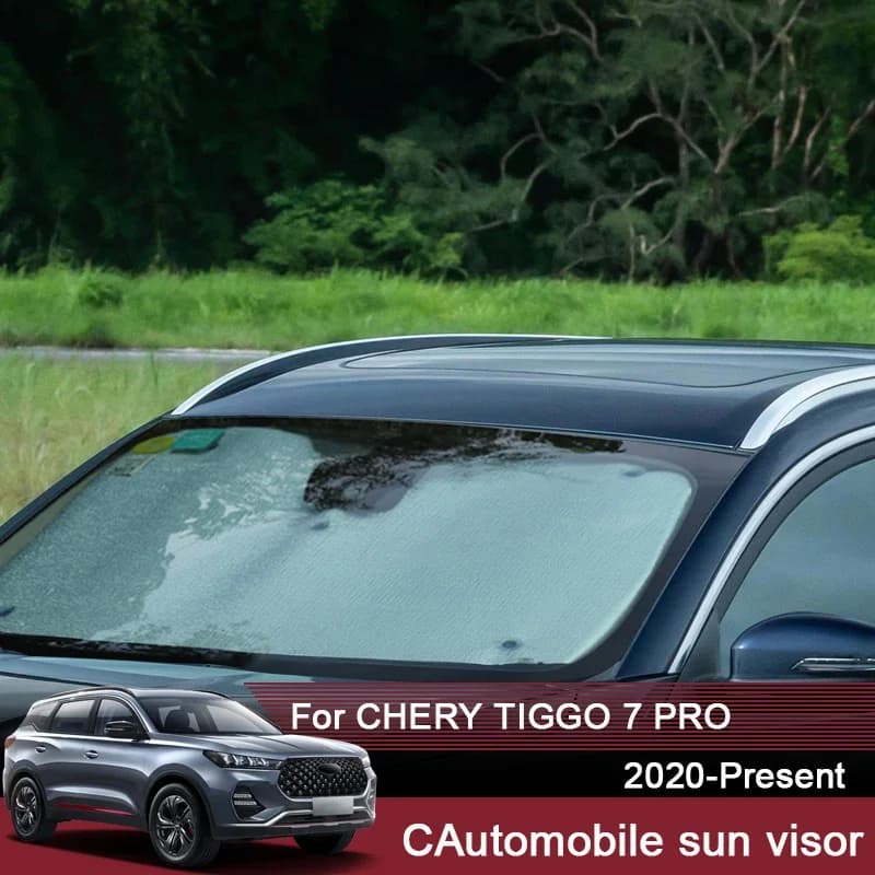 Auto Parasole Copertura di Protezione UV Per Chery Tiggo 7 Pro 2020-2025 Tenda Della Finestra Tenda Da Sole Visiera Parabrezza Protezione Accessorio