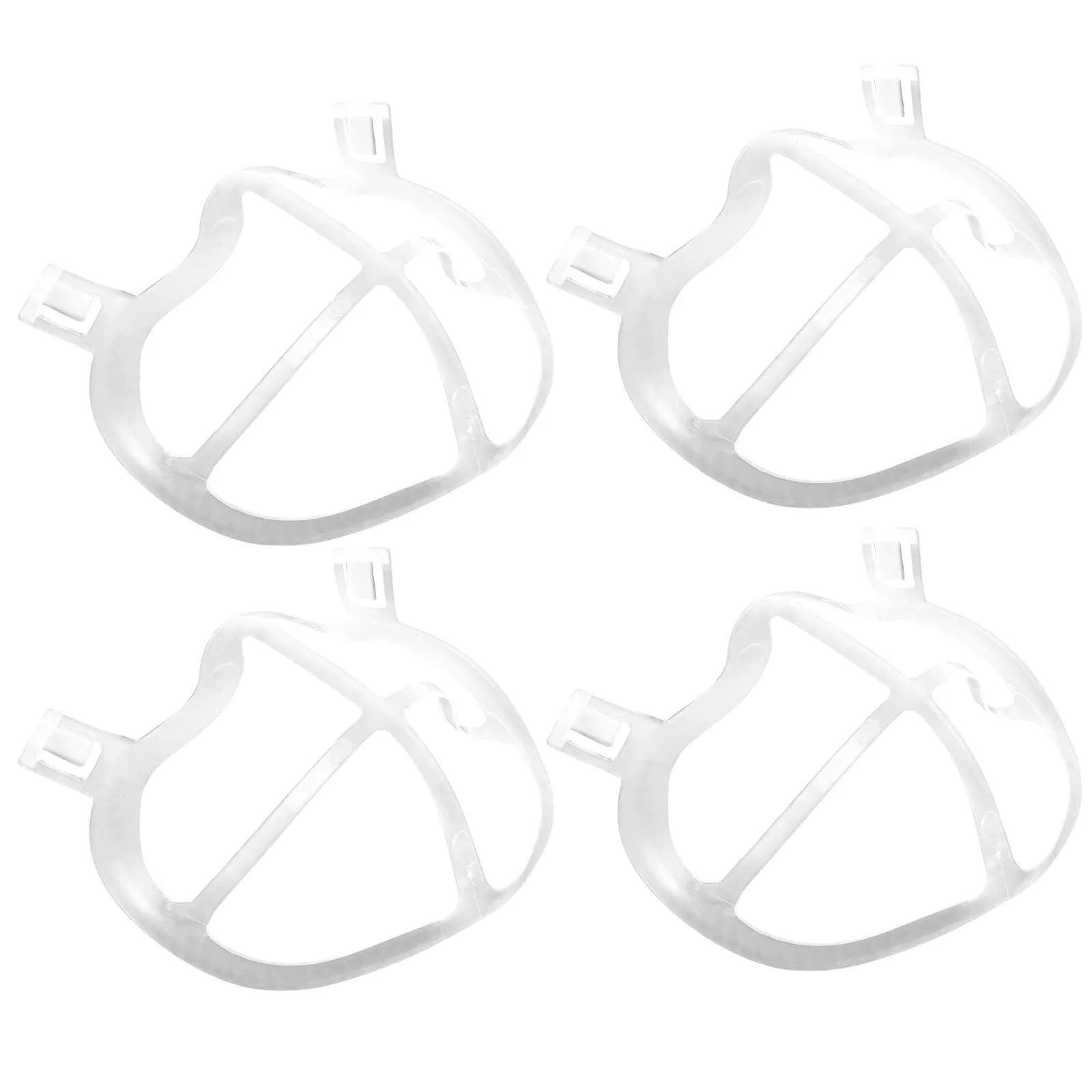 10Pcs Silicone Mask Holder Inner Support Bracket 3D Face-Fit Breathable Reusable High-Temp Washable Nose Mouth Protection Stand