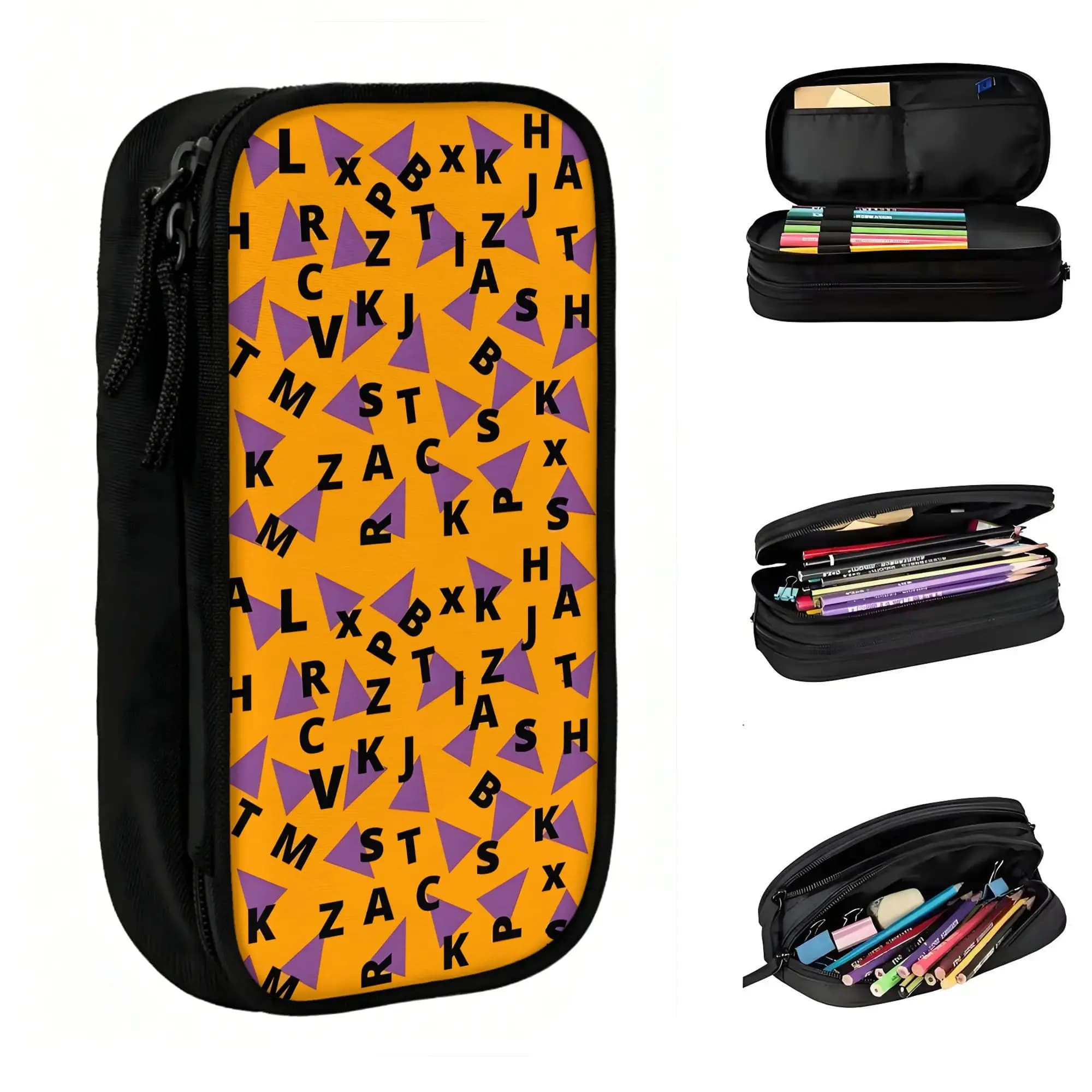 Custom Cute Master Roshi Japan Cartoon Pencil Cases for Girl Boy Large Capacity Skilled Pencil Bag School Accessories