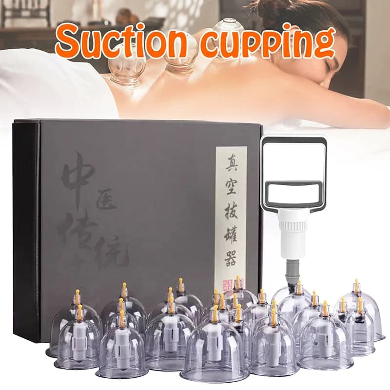 24/20/12 cans Vacuum cover Body massager Manual pumping pots Intake jars Back cups Anti-cellulite massage tools Healthcare