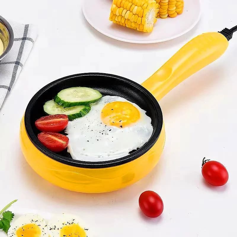 Piccola Padella 1PC Frittura Salte Cottura Multifunzionale All-in-One Piccolo Mini Elettrico Cuociuova Macchina per la Colazione