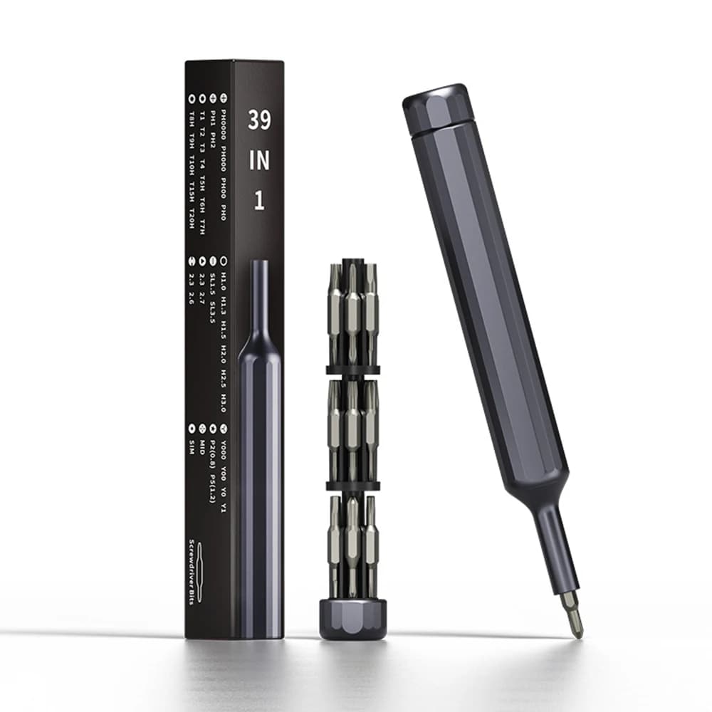 Set di cacciaviti di precisione 39 in 1, mini strumenti di riparazione multifunzione per telefono, PC, occhiali, orologio, kit di utensili manuali per la casa
