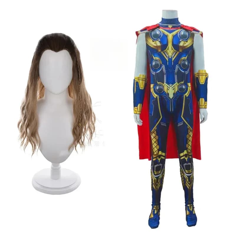 2025 Halloween Cosplay Film Supereroe Endgame Thor Costume Uomo Festa di Halloween Odin Son Thor Cosplay Tuta e Mantello Vestito f