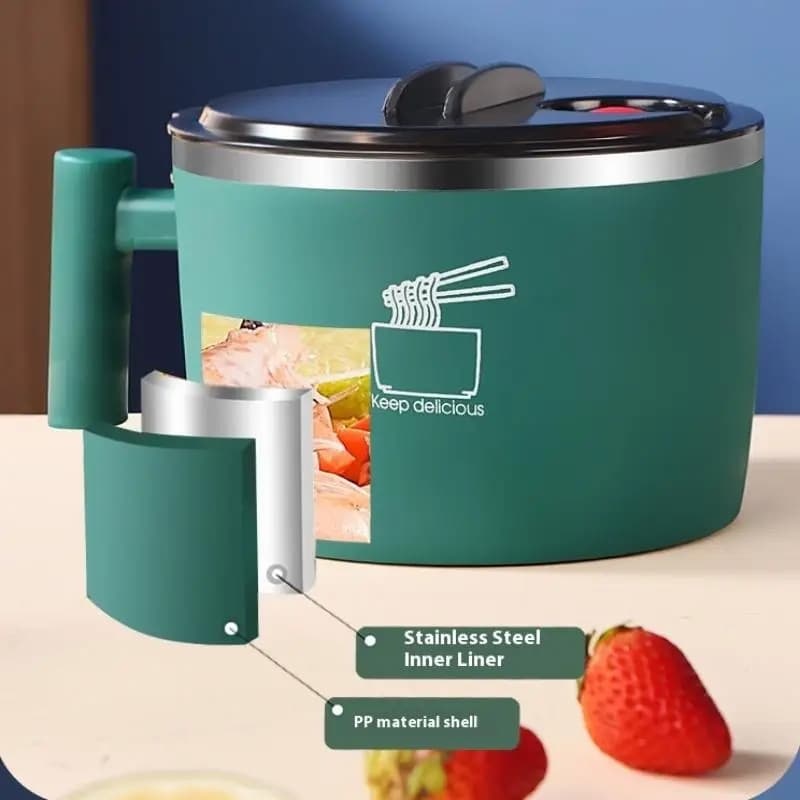 Ciotola da esterno Contenitore per il pranzo 1000ml Grandi ciotole per zuppa tailandese Stoviglie con supporto per telefono Ciotole per cereali per campeggio