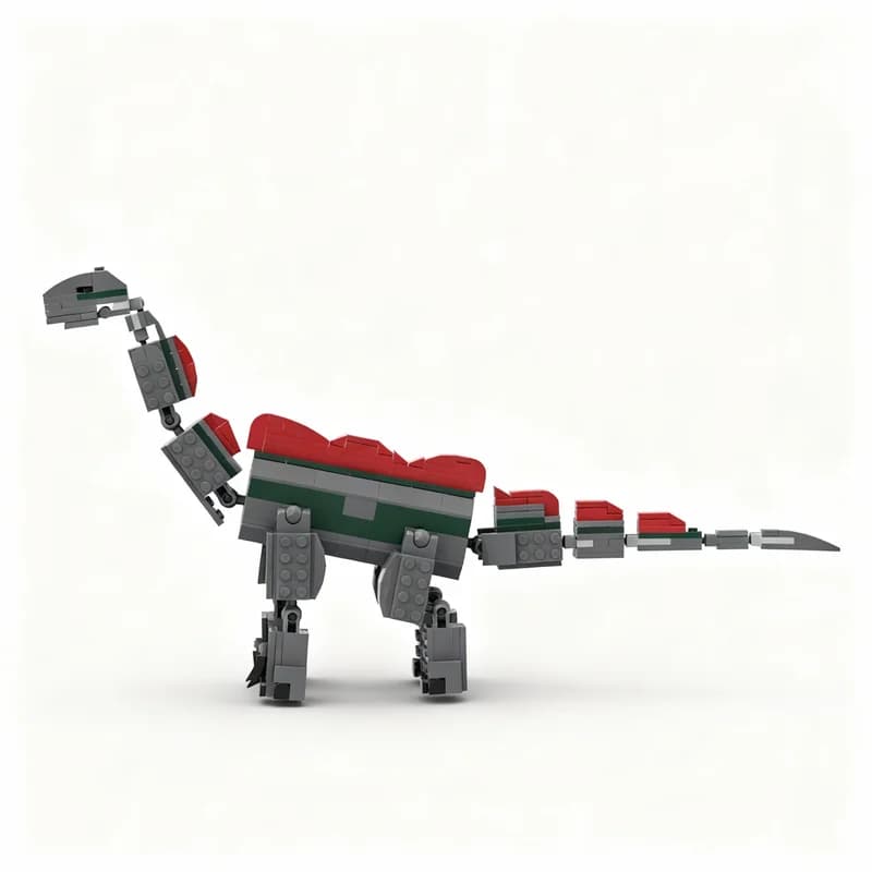 Set di Costruzioni MOC Titaneros Colossus Dinosauro, 287 Pezzi, Giocattolo Educativo Creativo, Regalo di Natale