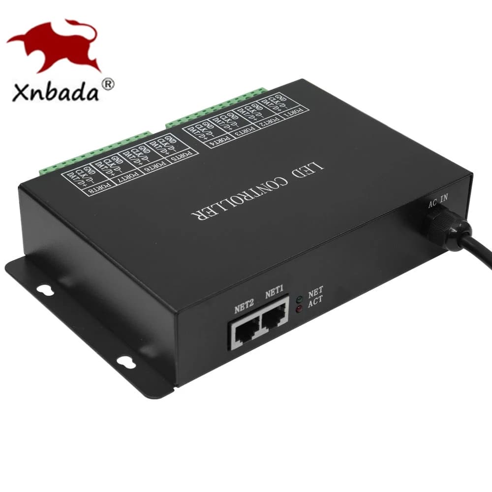 H801RC H802RA H803TC WS2812B WS2811 RGBIC LED Strip Artnet Eternet SPI Pixel Controller WS2815 Programmable Lighting 4CH/8CH