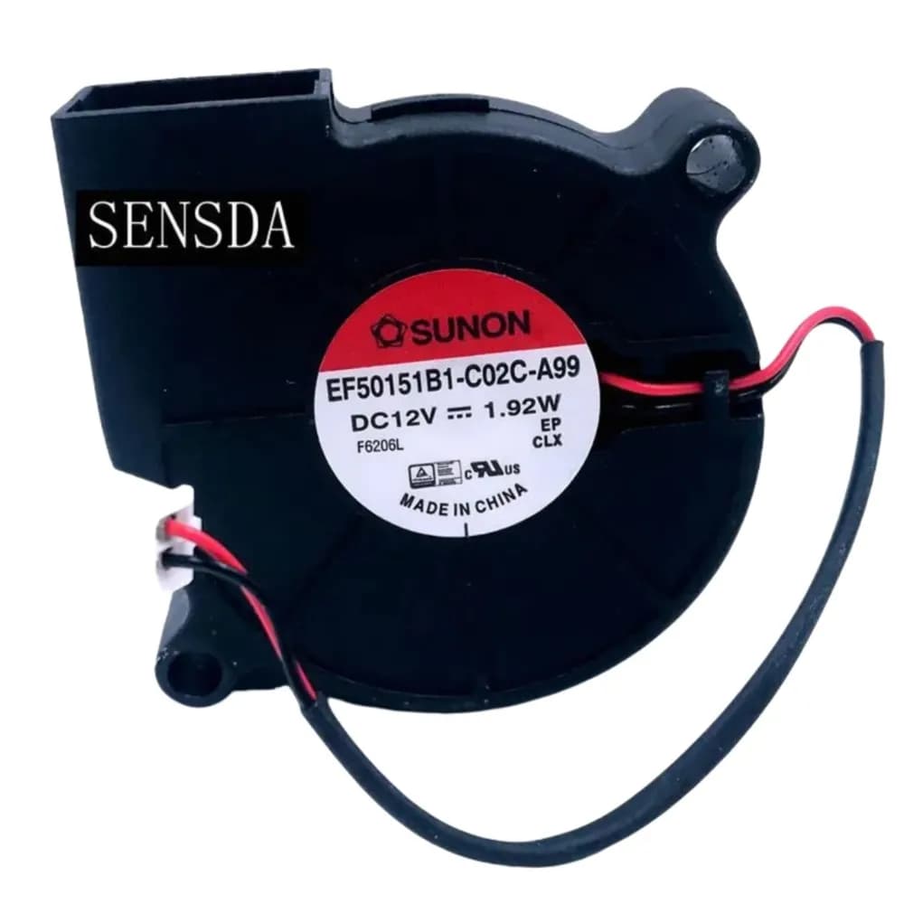 Nuova ventola Sunon 50mm 12V 5015, 1.92W, doppio cuscinetto a sfera, turbo 50x50x15mm per umidificatore, raffreddamento
