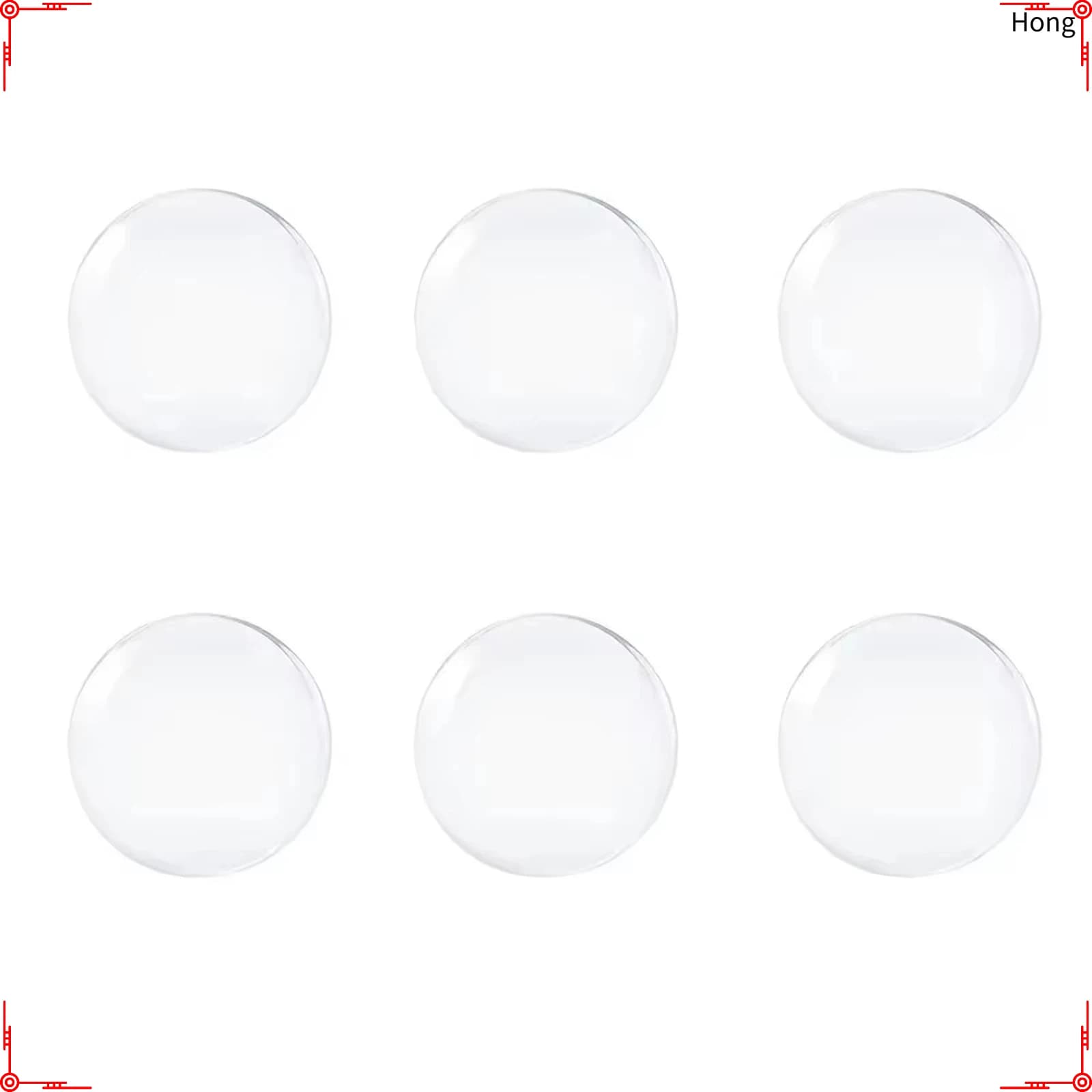 1/6/10 Pcs Clear Door Stopper Silicone Pad Self-Adhesive Residue-free Wall Protector for Handles Clear Silicone Pad Door Stops