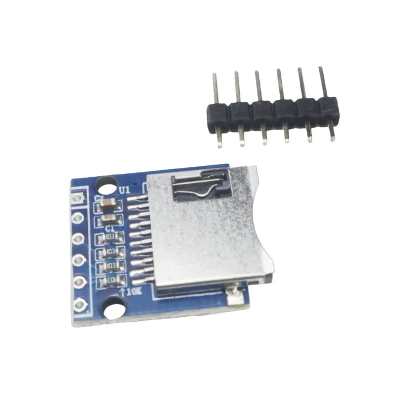 Modulo lettore di schede Micro SD per Arduino, ESP32 | Stoccaggio SPI TF da 3,3 V | Intestazioni NON saldate (Fai da te) 1-10 pz
