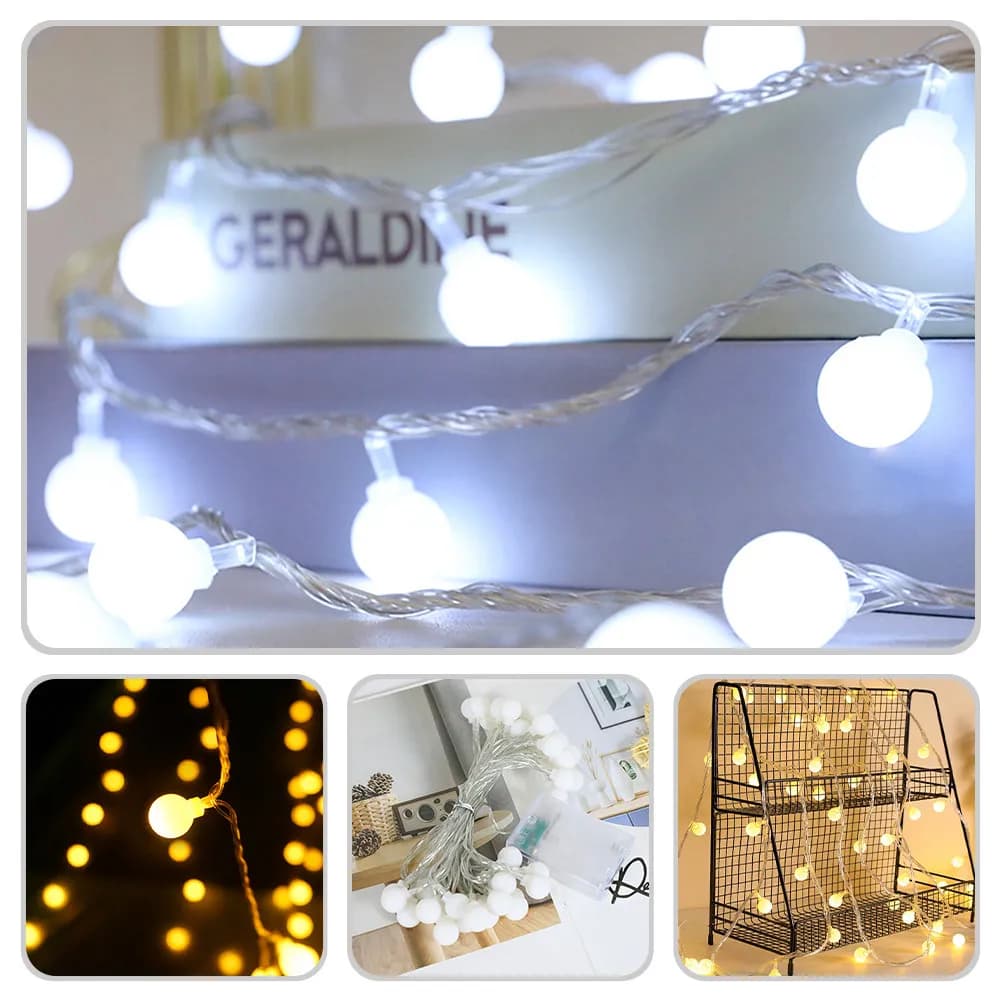 Luci a LED a stringa per tenda da campeggio, lampada portatile da esterno impermeabile e resistente all'usura, decorativa per feste, baldacchino, forniture per campeggio selvaggio