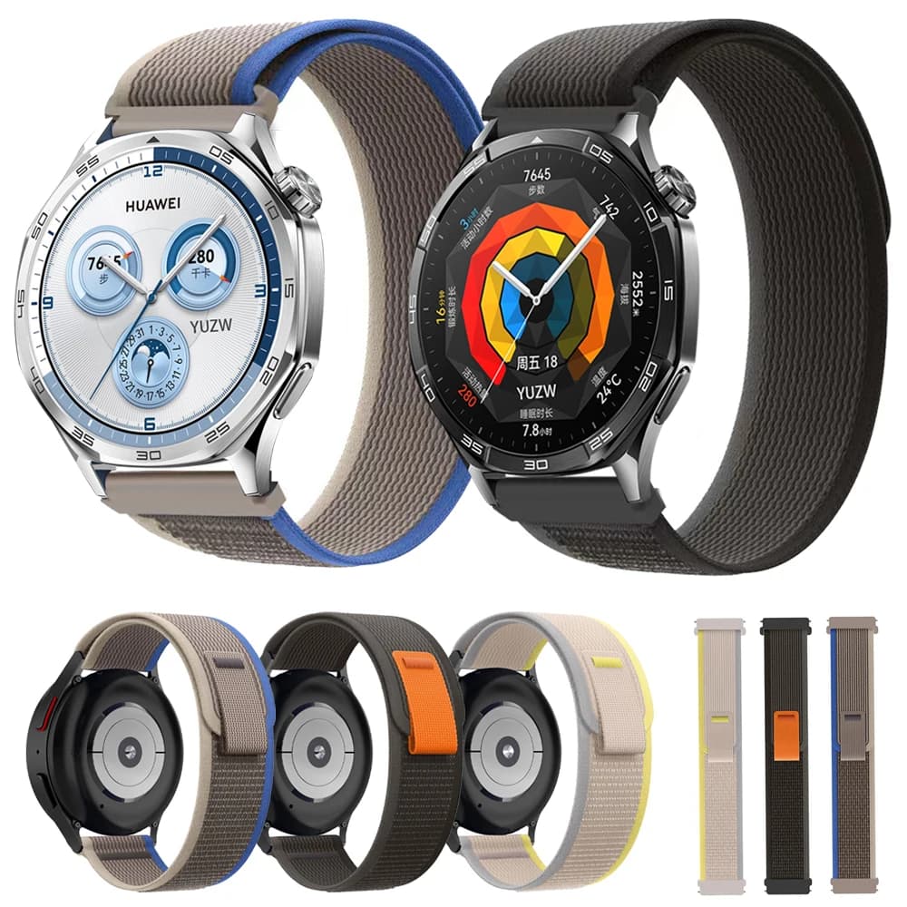 20 22mm Trail Loop Strap per Huawei Watch GT 5 4 3 2 Gt2 Pro 46 42mm Sport Nylon Smart Watch Band Huawei GT 5 Pro 46mm Bracciale