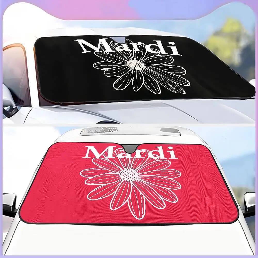 Parasole per Parabrezza di Auto di Marca Trendy M-Mardi, 51.2 x 27.5 Pollici, Parasole Anteriore Aggiornato per Berline
