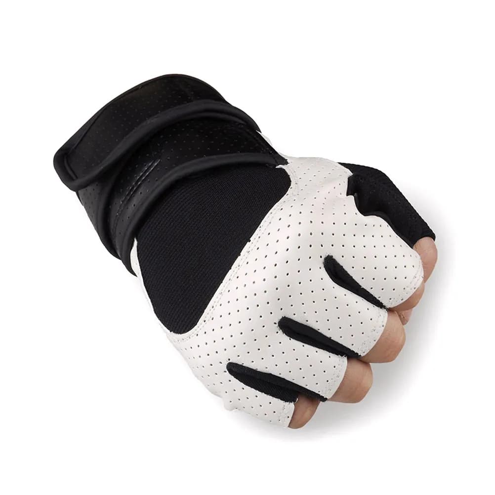 Sports Gloves with Dust Protection, Breathable, Mid-Size, Non-slip and Absorbent for Men and Women, for Training, Gym and Cycling