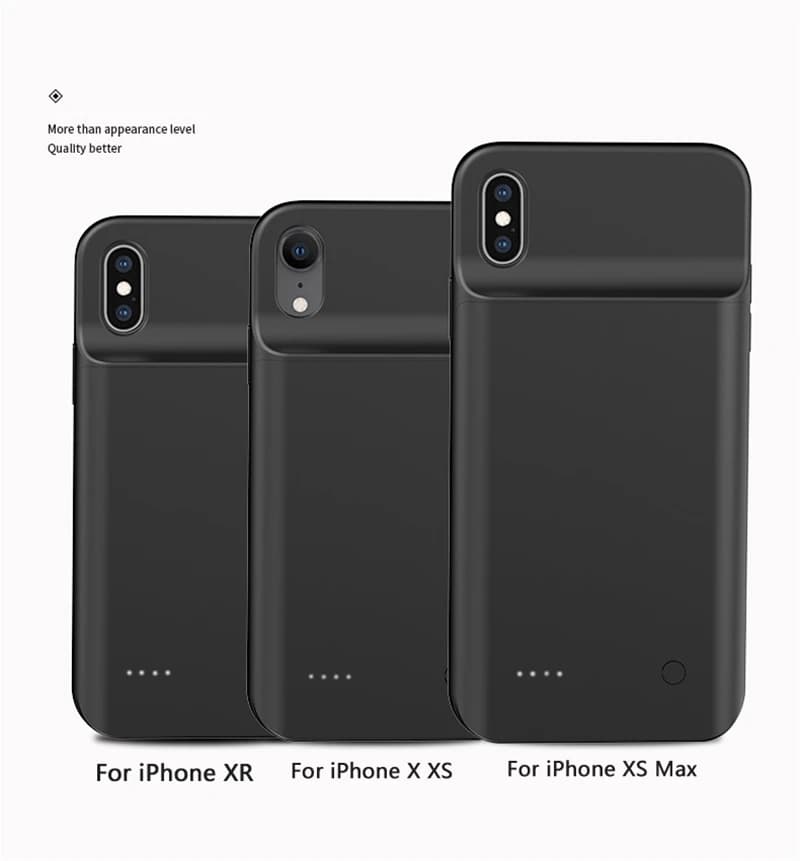 Custodia caricabatteria da 6800 mAh Poverbank per iPhone 15/14/13/12/Mini 13/12 pro max X XS Max XR Power Bank Batteria esterna
