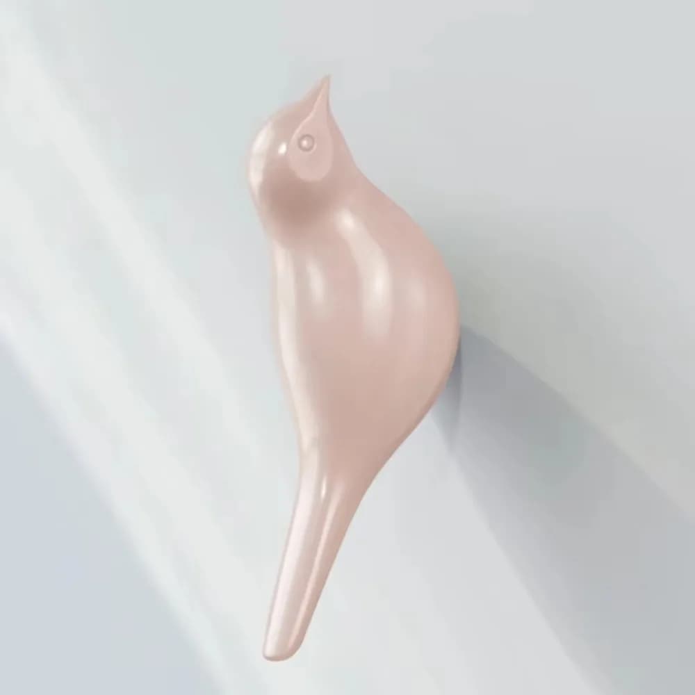Berretti Cappello Sciarpa Organizzatore Carino 3D Creativo Uccello Gancio da parete Lusso Salvaspazio Uccello Gancio da parete in resina Appendiabiti da parete moderno