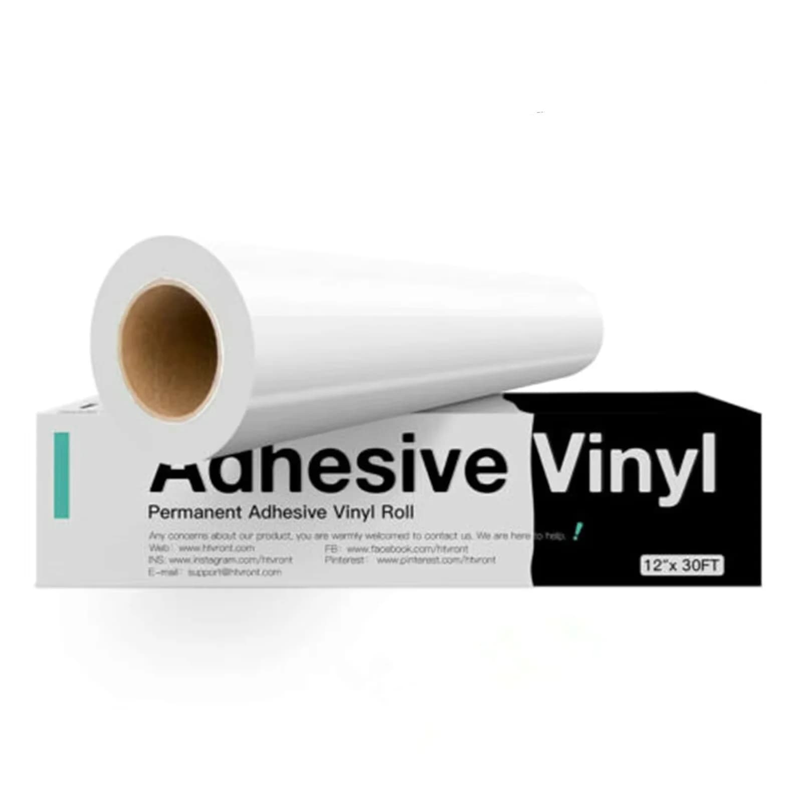 HTVRONT 12 "X 30ft/30x900 cm Multi Colori Adesivo Permanente Rotolo di Vinile per Cricut Craft Cutter FAI DA TE Tazza Cassa di Vetro Decor adesivi