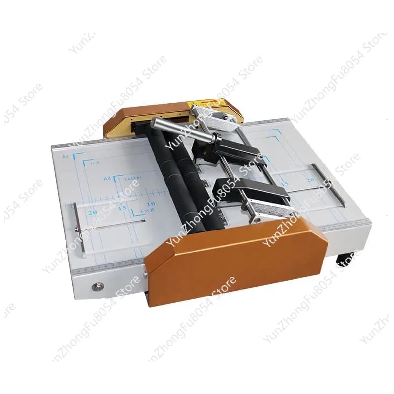 Libretto di carta Equitazione Sella Cucitrice Rilegatrice 220V Cucitrice elettrica Macchina piegatubi Piegatrice per carte