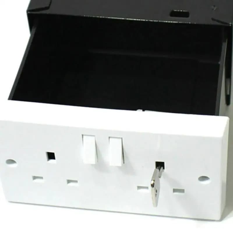 E8BD Hidden Storage Box for Home Use Secret Security for American Wall Grip