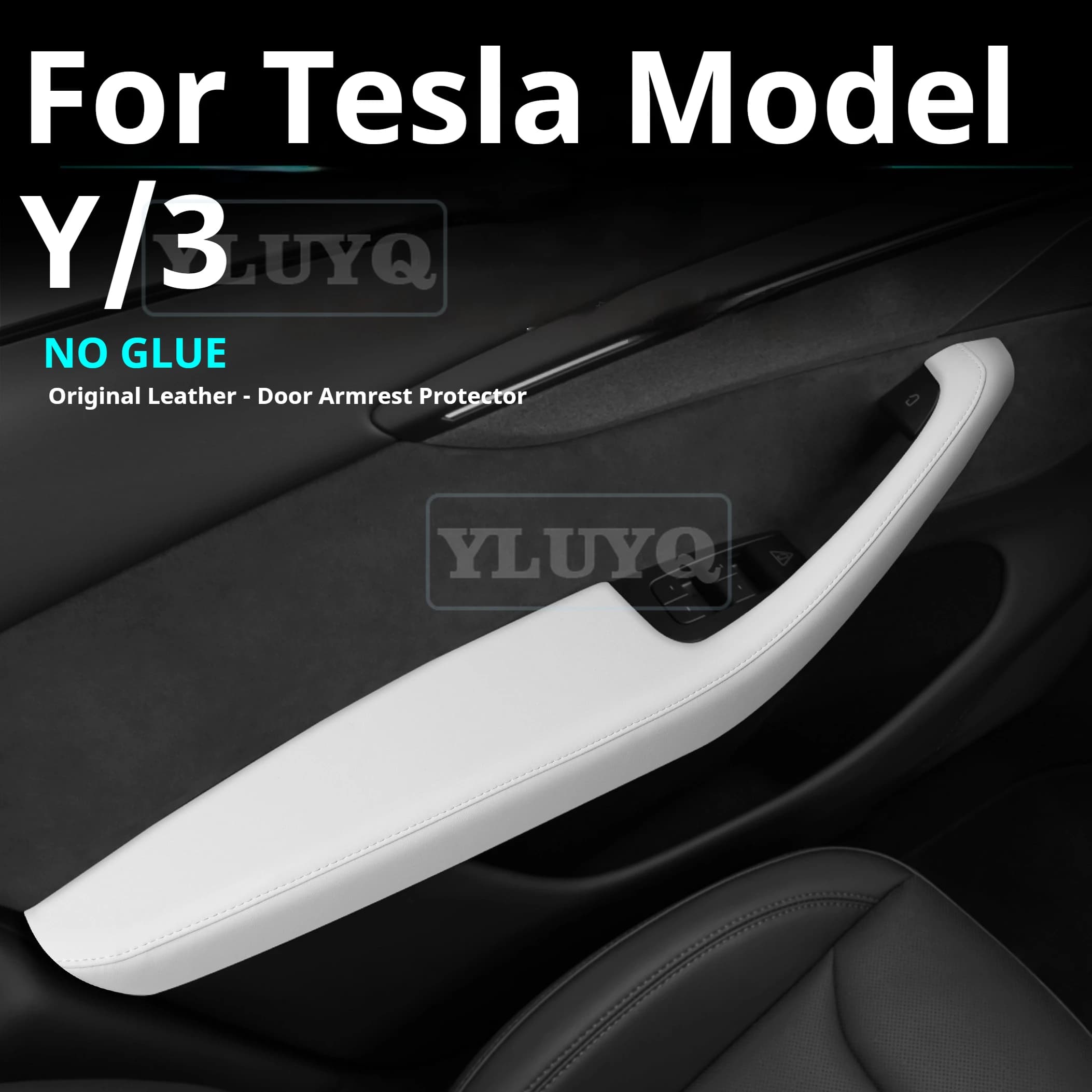 Per Tesla Modello Y Copertura protettiva per maniglia della porta per modello 3 Highland 2025 2026 Accessori per la modifica degli interni in pelle