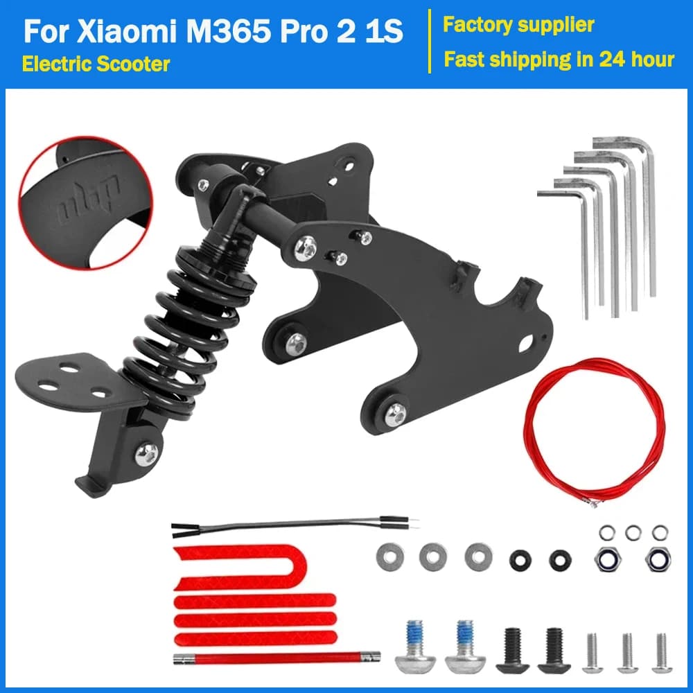 Rear Suspension Kit for Xiaomi M365 1S Pro Pro2 Electric Scooter Rear Shock Absorber Shock Absorption Parts Accessories