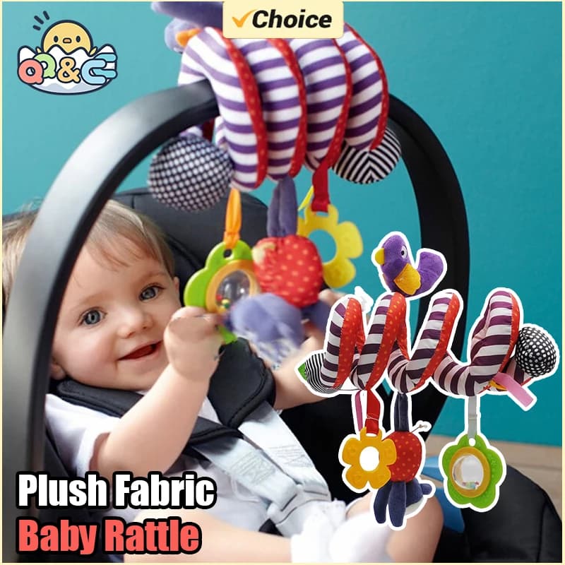 Tessuto peluche PP Cotone Sviluppo sensoriale Bambola musicale Attività per bambini Sonaglio Peluche Letto Giocattolo Cellulari appesi Seggiolino auto Giocattoli Regali