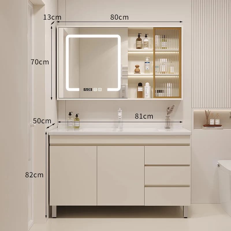 Lavare le mani Lavare gli armadi da bagno Specchio intelligente Armadi da bagno semplici e moderni Mobili combinati Kast JTB