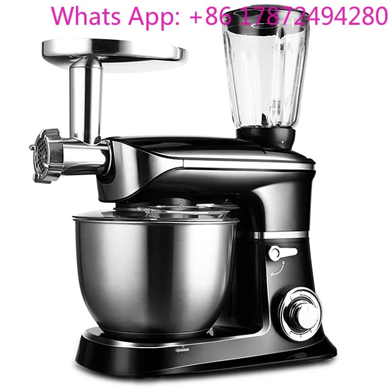 Robot da Cucina Multifunzione 5L: Mixer Planetario, Frullatore, Impastatrice e Sbattitore Professionale