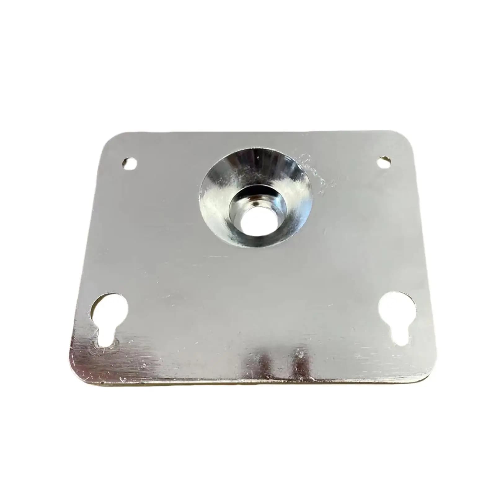 Supporto per Drum Pad in Metallo Argentato, Accessorio per Batteria Elettronica, Supporto per Controller Multi-Pad