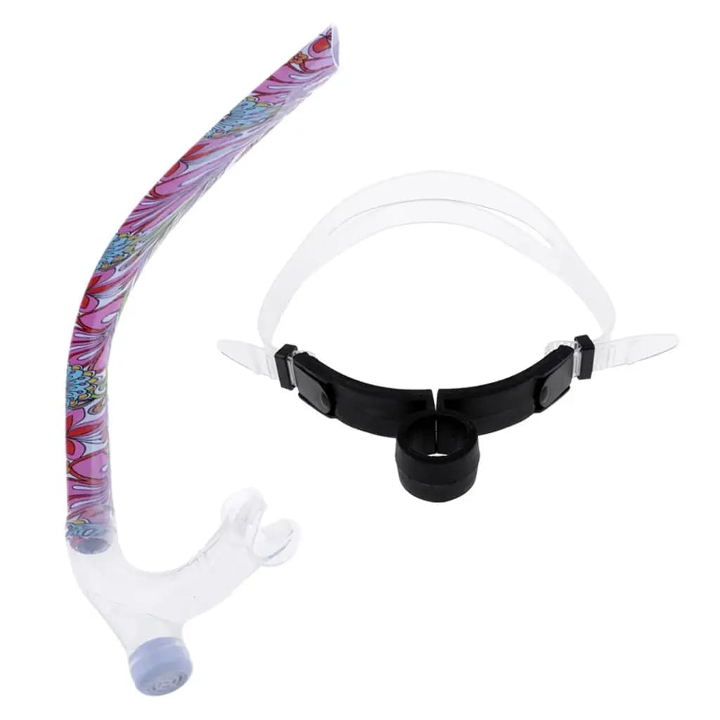 Nuoto Immersioni Tubo di respirazione Snorkel Tubo di respirazione in silicone Centro Snorkel Attrezzatura per immersioni subacquee