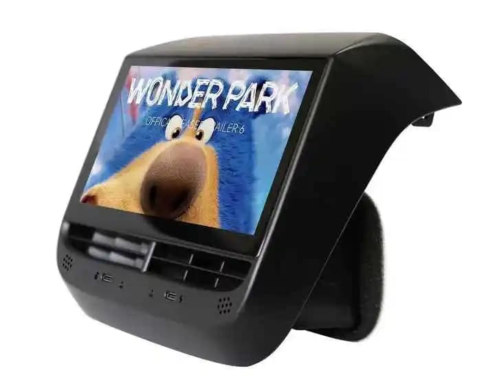Radio di intrattenimento per sedile posteriore per auto con schermo Android multimediale da 7 '' per Tesla modello 3 o modello Y pannello purificatore per condizionatore d'aria posteriore