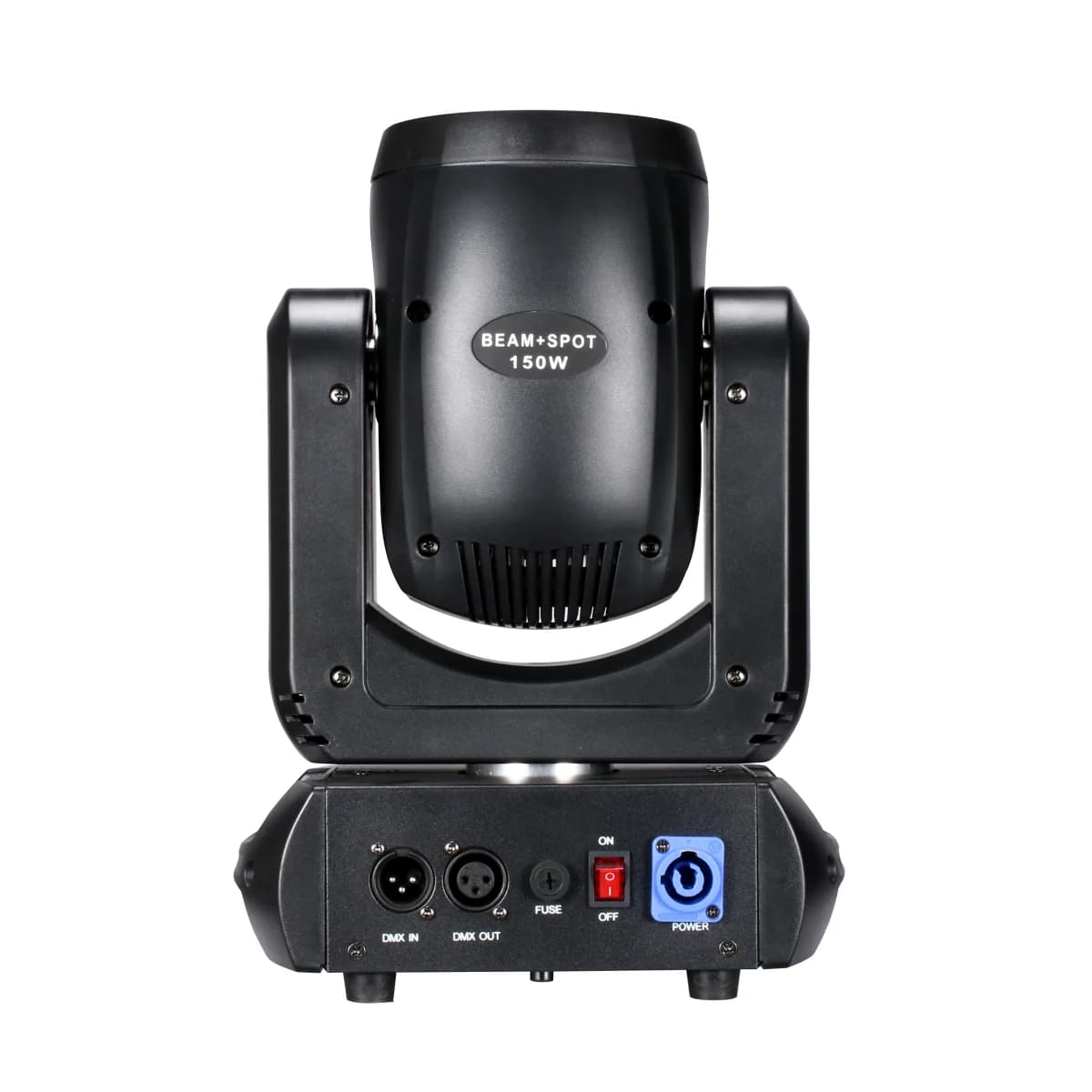 Mini LED mobile head light 150W Fascio + Spot + 18 rotating prisms Dj Dmx Disco bar with scenic effects