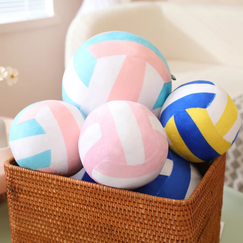 Simulation Volleyball Plush Cute Volleyball Scene Cushion Accompanies soft gifts for children for the decor of the boys' room of girls