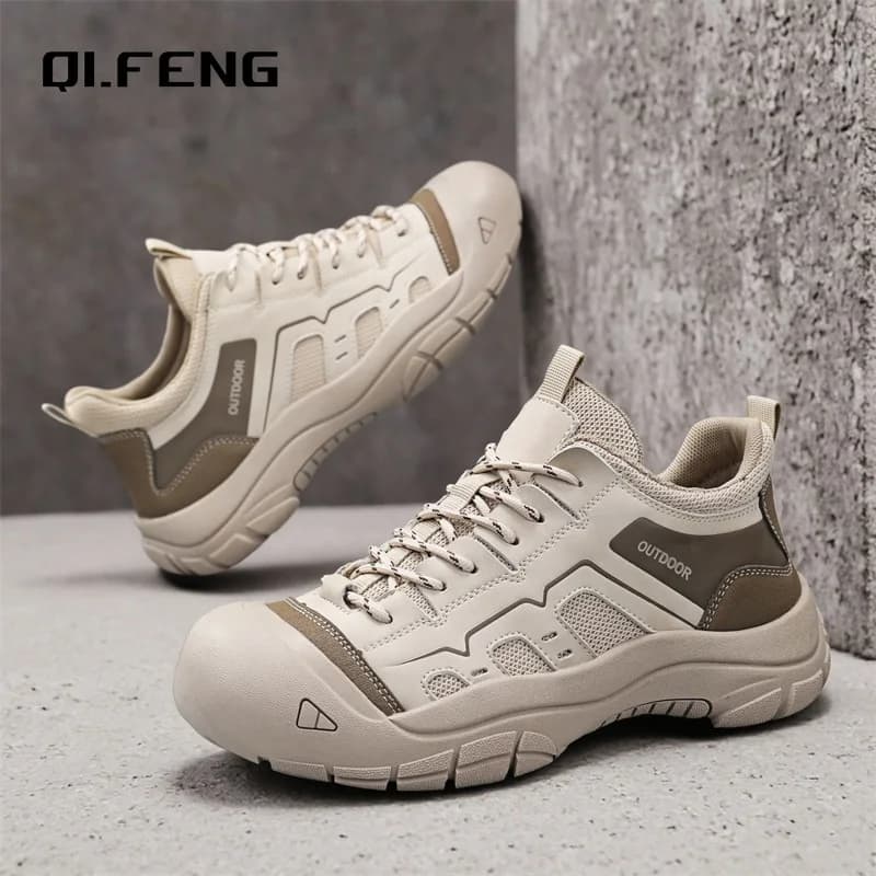Scarpe casual traspiranti in mesh di grandi dimensioni primavera e autunno da uomo Calzature piatte comode antiscivolo resistenti all'usura