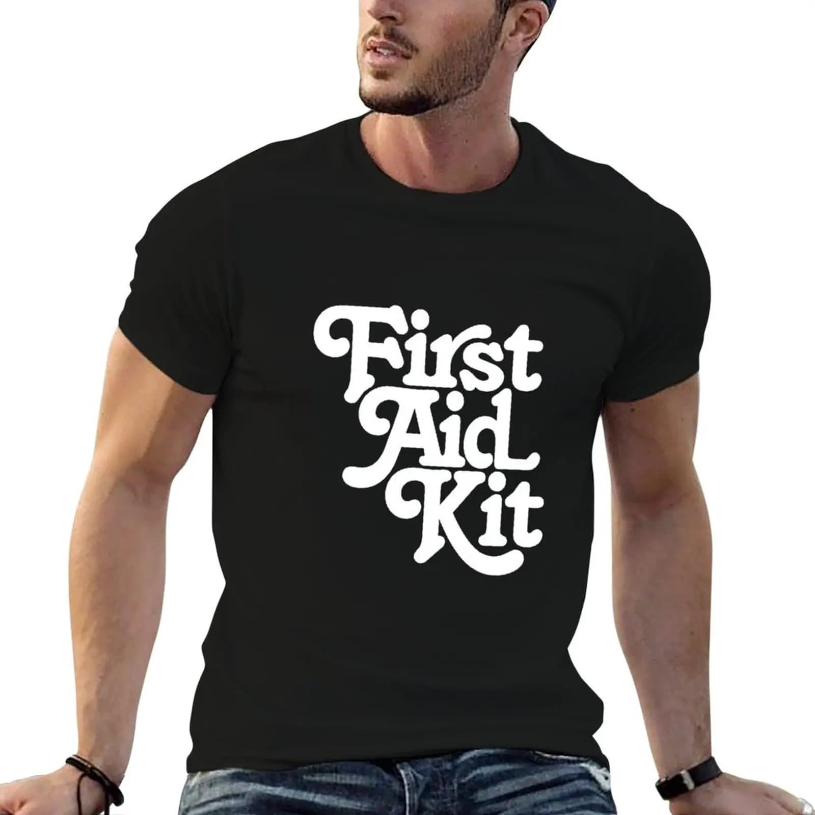 First Aid Kit Band T-Shirt croswit shirt man Clothing men clothes