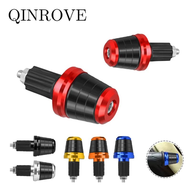 Moto Manubrio End Peso Bilanciato Spina Manopole Cap 7/8 "22mm Accessori per Honda CB650R NC750X NX500 NT1100 ADV Shadow VT